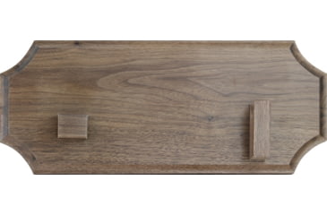 Image of Displays Walnut Bowie Wall Plaque, 16 1/8in X 6 5/8in X 1in, Includes Brackets For Wall Hanging, WALL PLAQUE