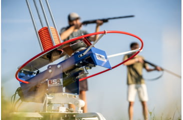 Image of Do All Outdoors USA Clay Launcher, Red White Blue, 50 Clays, USAAT20