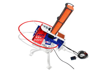 Image of Do All Outdoors USA Clay Launcher, Red White Blue, 50 Clays, USAAT20