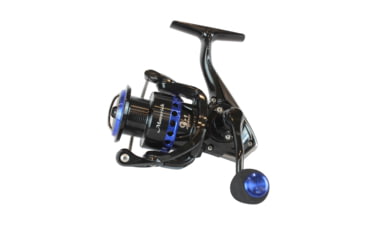 Image of Dobyns Maverick Spinning Reel, 5.2:1, 6+1, Size 2500, Ambidextrous, Black/Blue, MV 2500 BLU SPIN