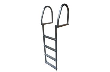 Image of Dock Edge Aluminum 4-Step Eco Flip-Up Dock Ladder - Weld Free 58254
