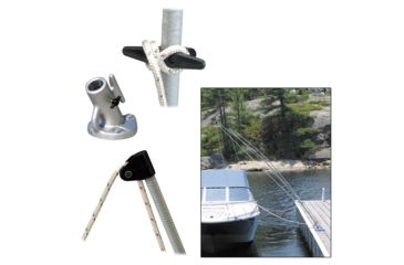 Image of Dock Edge Mooring Whips 2PC 12ft 5,000 LBS up to 23ft Premium 38507