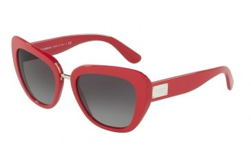Image of Dolce&amp;Gabbana DG4296 Sunglasses 30978G-53 - Fuxia Frame, Grey Gradient Lenses