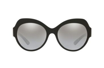 Image of Dolce&amp;Gabbana DG4320F Sunglasses 32036V-56, Light Grey Mirror Grad Silver Lenses