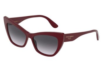 Image of Dolce&amp;Gabbana DG4370F Sunglasses 30918G-56 - , Grey Gradient Lenses