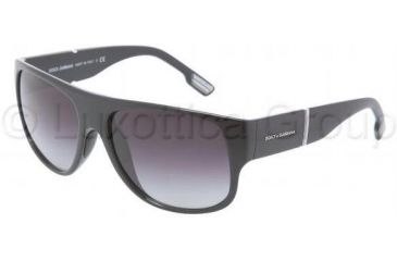 Image of Dolce&amp;Gabbana DG6061 Sunglasses 501/8G-5816 - Black Gray Gradient