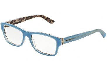 Image of Dolce&amp;Gabbana ENCHANTED BEAUTIES DG3208 Eyeglass Frames 2883-52 - Top Opal Azure/Leo Frame