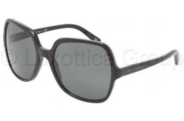 Image of Dolce&amp;Gabbana Sunglasses DG4075 501/87-5818 - Shiny Black Gray