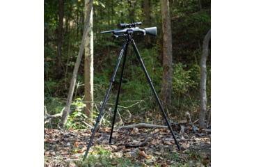 Image of Double Tap Industries Stronghold Lite Aluminum Tripod w/Fixed Saddle Clamp, Black, 36mm, TRI-A-001F