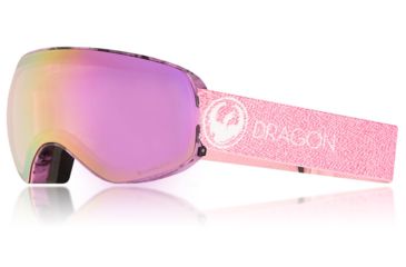 Image of Dragon X2s Goggles, Mill/LumaLens Pink Ion, with Bonus LumaLens Dark Smoke, One Size 307867230270