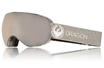 Image of Dragon X2s Goggles, Mill/LumaLens Silver Ion, with Bonus LumaLens Dark Smoke, One Size 307867230255