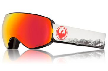 Image of Dragon X2s Goggles, Realm/LumaLens Red Ion, with Bonus LumaLens Rose, One Size 307867230335