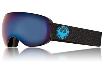Image of Dragon X2s Goggles, Split/LumaLens Blue Ion, with Bonus LumaLens Amber, One Size 307867230334