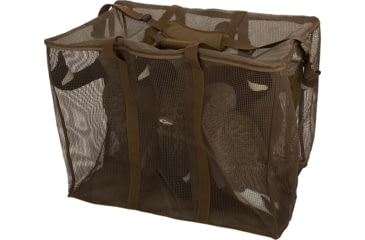 Image of DRAKE DA370006G Decoy Bag Floater 6 Slot Goose Brown Vinyl-Coated Mesh DA3700BRN06G