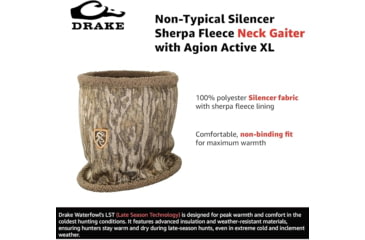 Image of DRAKE Non-Typical Sherpa Lined Silencer Neck Gaiter