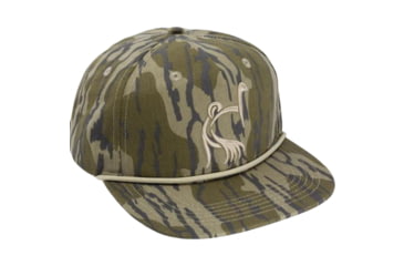 Image of DRAKE LOST Hat X Ol Tom Goat Rope 3D Puff Hat, Mossy Oak Bottomland, One Size, OT6250-006
