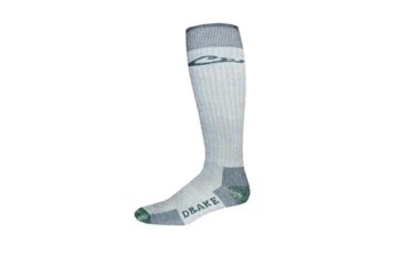 Image of DRAKE Realtree Tall Marino Wool Boot Sock - Mens, Gray, Extra Large 72054-XL