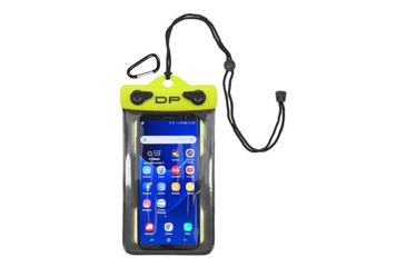 Image of DryPak Cell Phone Case, 4 x 6, Lemon/Lime, Lemon Lime, 1 Year Mfg Warranty, Tpu/Pp, DP-45570