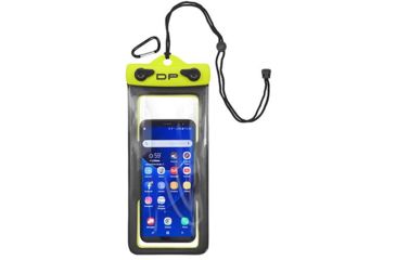 Image of DryPak Cell Phone Case, 4 x 8, Lemon/Lime, Lemon Lime, 1 Year Mfg Warranty, Tpu/Pp, DP-45631