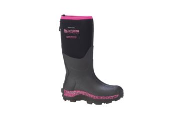 Image of Dryshod Arctic Storm Hi Winter Boot - Women's, Black/Pink, 8 ARS-WH-PN-008