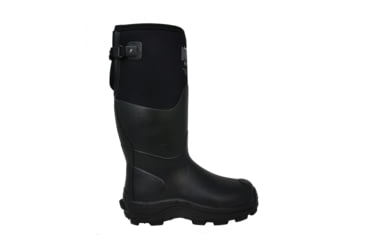Image of Dryshod DungHo Max Gusset Extreme-Cold Conditions Barnyard Boot - Mens, Black/Grey, 7, DHMG-MH-BK-007