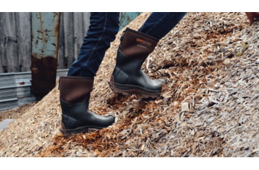 Image of Dryshod Haymaker Mid Farm Boot - Mens, Brown/Peanut, 10, HAY-MM-BR-010