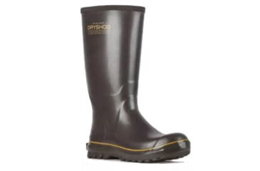 Image of Dryshod Mudslinger Hi Premium Rubber Farm Boot - Mens, Midnight Brown/Honey, 12, MUD-MH-BR-012