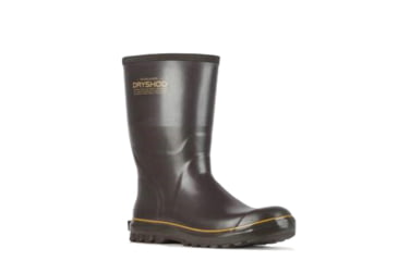 Image of Dryshod Mudslinger Mid Premium Rubber Farm Boot - Mens, Midnight Brown/Honey, 11, MUD-MM-BR-011