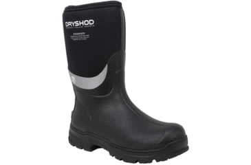 Image of Dryshod Steadyeti Mid Winter Boot - Men's, Black/Grey, 8, SYT-MM-BK-008