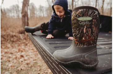 Image of Dryshod Tuffy Sport Boot - Kids, Camo/Timber, 10, TUF-KD-CM-010