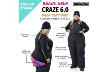 Image of DSG Outerwear Craze 6.0 Bib/Pant - Womens, Ghost Leopard, 4XL, 52464