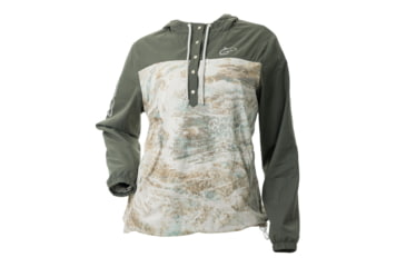 Image of DSG Outerwear Kira Anorak - Womens, Sage/RT Aspect Key West, 2XL, 45503