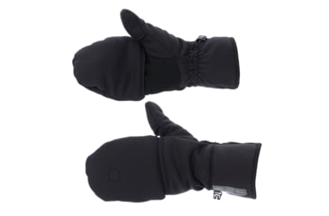 Image of DSG Outerwear Sherpa Fleece Flip Top Mitten - Womens, Black, Extra Large, 518630