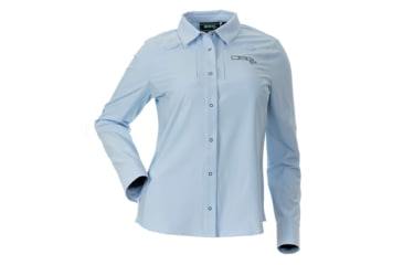 Image of DSG Outerwear Victoria Snap-up Shirt- Womens, Glacier, Small, 50088