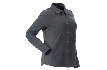 Image of DSG Outerwear Victoria Snap-up Shirt- Womens, Slate, Extra Large, 50100