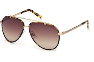 Image of DSquared DQ0087 Sunglasses - Coloured Havana Frame Color, Gradient Brown Lens Color