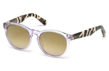 Image of DSquared DQ0172 Sunglasses - Crystal Frame Color, Gradient Green Lens Color