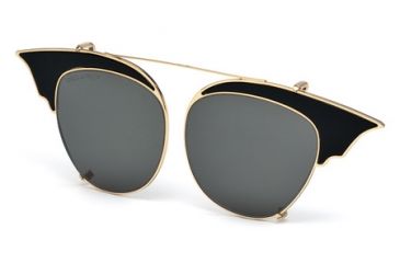 Image of DSquared DQ5152-CL Sunglasses - Black Frame Color, Smoke Lens Color