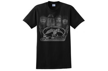 Image of Duck Commander DS500B4S01 Big 4 T-Shirt Short Sleeve Black Small Cotton
