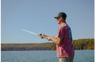 Image of Duckett Fishing Ghost II Fast Spinning Rod, Medium, White, 7 ft, DFGT70M-S