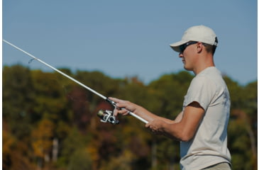 Image of Duckett Fishing Ghost II Fast Spinning Rod, Medium, White, 7 ft, DFGT70M-S