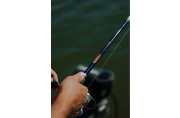 Image of Duckett Fishing Jacob Wheeler Signature Series 2.0 Lt X Fast Spinning Rod, Medium, White/Blue, 6 ft 10 in, DFJWT610ML-S