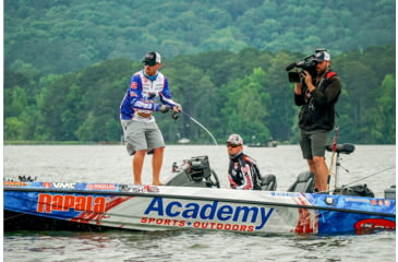 Image of Duckett Fishing Jacob Wheeler Signature Series 2.0 Lt X Fast Spinning Rod, Medium, White/Blue, 6 ft 10 in, DFJWT610ML-S