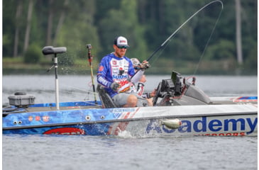 Image of Duckett Fishing Jacob Wheeler Signature Series 2.0 Lt X Fast Spinning Rod, Medium, White/Blue, 6 ft 10 in, DFJWT610ML-S