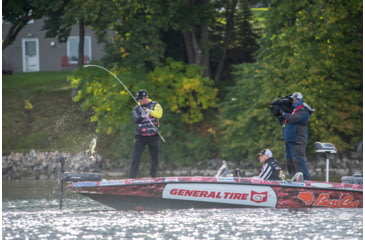 Image of Duckett Fishing Micro Magic Pro Crankin Rod, Medium Heavy, White/Red, 7 ft 10 in, DFMP710MH-CC