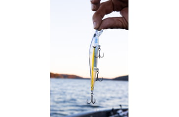 Image of Duckett Fishing Reveal Forward Facing Sonar Jerkbait, 4.5in, 3/4oz, Chrome Shad, DBRJ3/4 CS