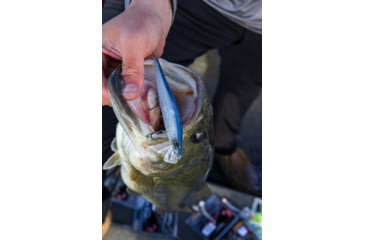 Image of Duckett Fishing Reveal Forward Facing Sonar Jerkbait, 4.5in, 3/4oz, Chrome Shad, DBRJ3/4 CS