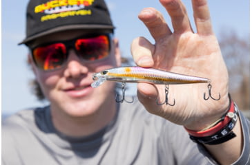 Image of Duckett Fishing Reveal Forward Facing Sonar Jerkbait, 4.5in, 3/4oz, Chrome Shad, DBRJ3/4 CS