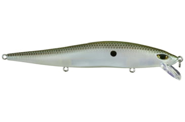 Image of Duckett Fishing Reveal Forward Facing Sonar Jerkbait, 4.5in, 3/4oz, Green Gizzard Shad, DBRJ 3/4 GGS