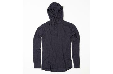 Image of Duckworth Polaris Hooded Henley - Women's -Midnight-X-Small